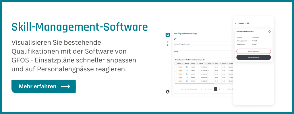 Lernen Sie die Skill-Management-Software von GFOS kennen