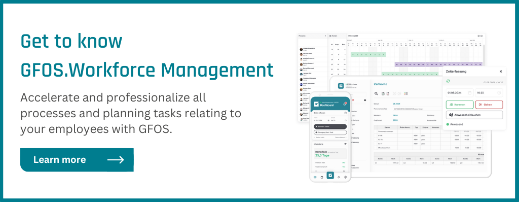 Discover GFOS.Workforce Management - a comprehensive software solution