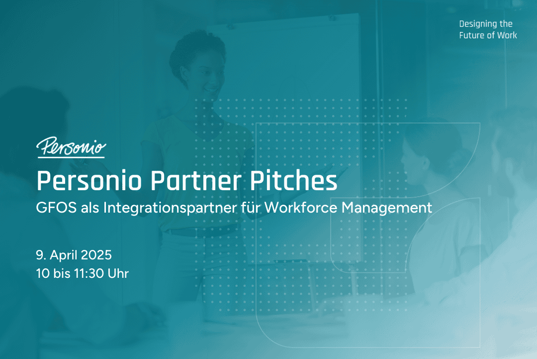 Entdecken Sie die Software von GFOS bei den Personio Partner Pitches